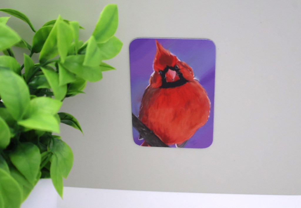 Cardinal Purple Magnet