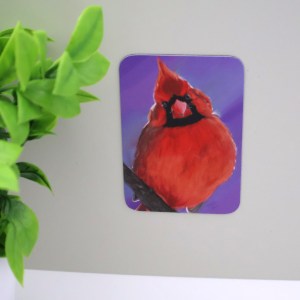 Cardinal Purple Magnet - Image 3
