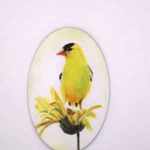 Yellow on Yellow Magnet - Image 1