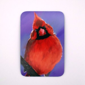 Cardinal Purple Magnet - Image 1