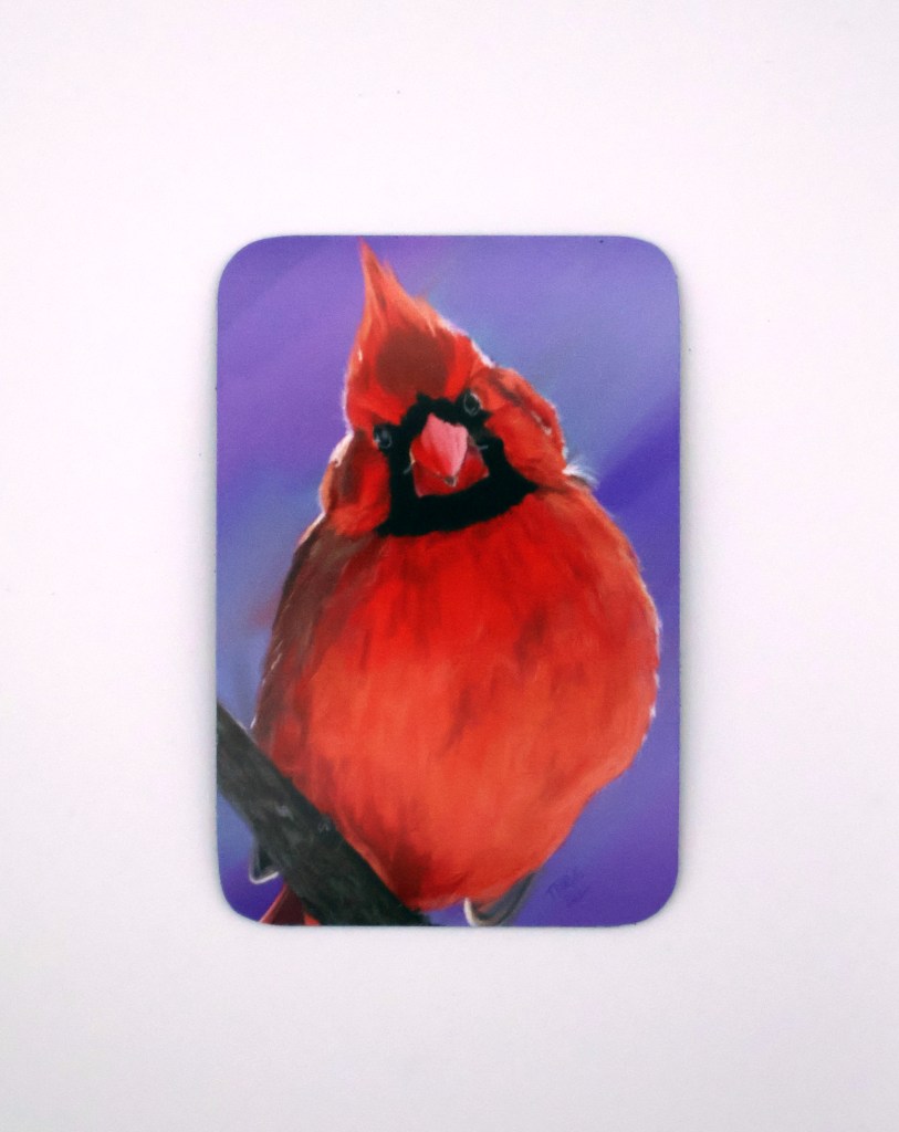 Cardinal Purple Magnet
