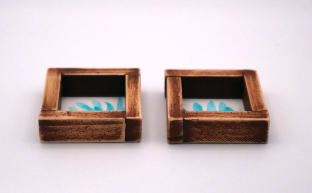Teal Flowers Semi-Abstract Mini Paintings