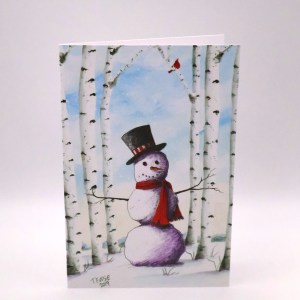 Happy Snowman Greeting Card - Image 1