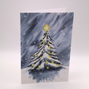 Beautiful Christmas Tree Greeting Card - Image 1