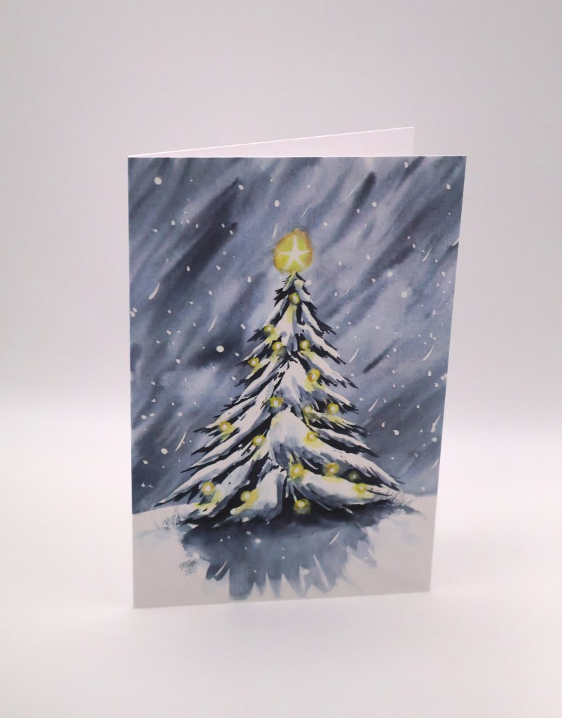 Beautiful Christmas Tree Greeting Card