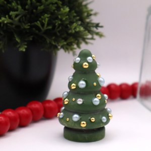 Handcrafted Wooden Christmas Tree - 0777 - Image 1