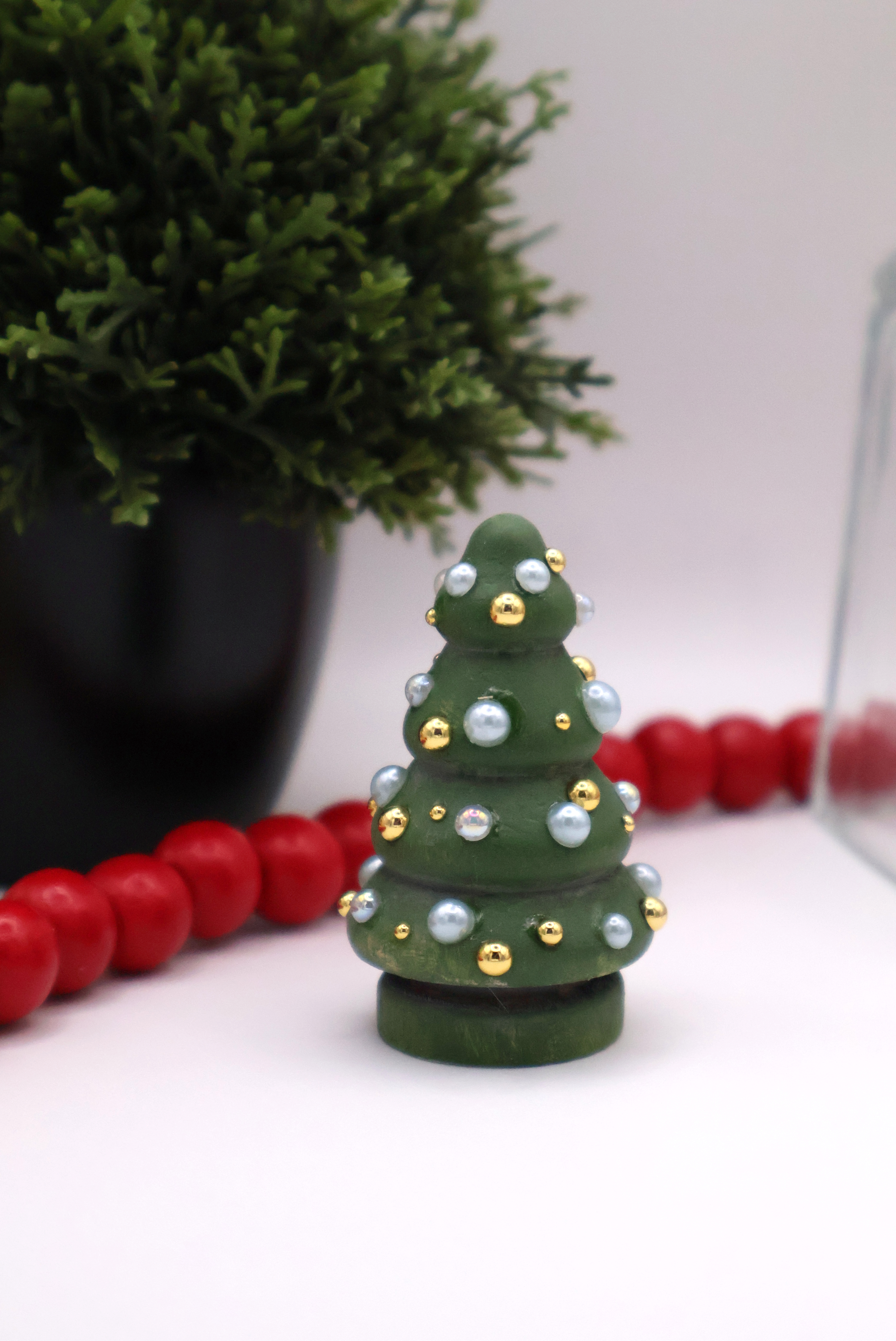 Handcrafted Wooden Christmas Tree - 0777 - Image 1