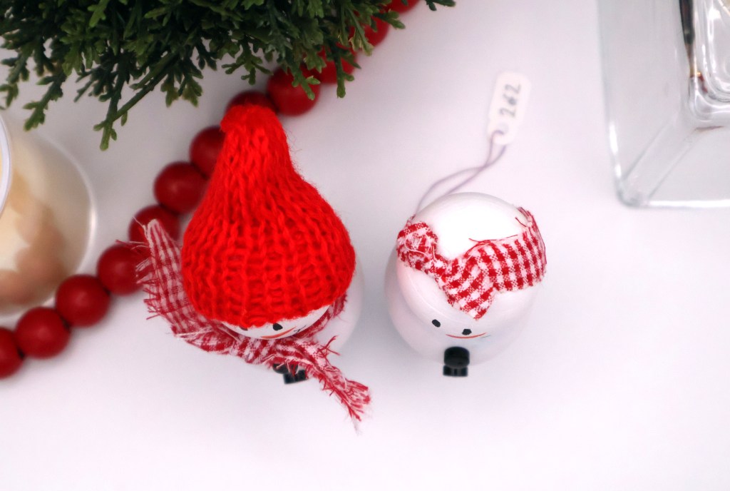 Handcrafted Wooden Snowman Pair - RGR