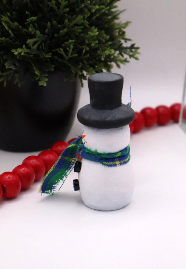 Handcrafted Wooden Snowman -1273