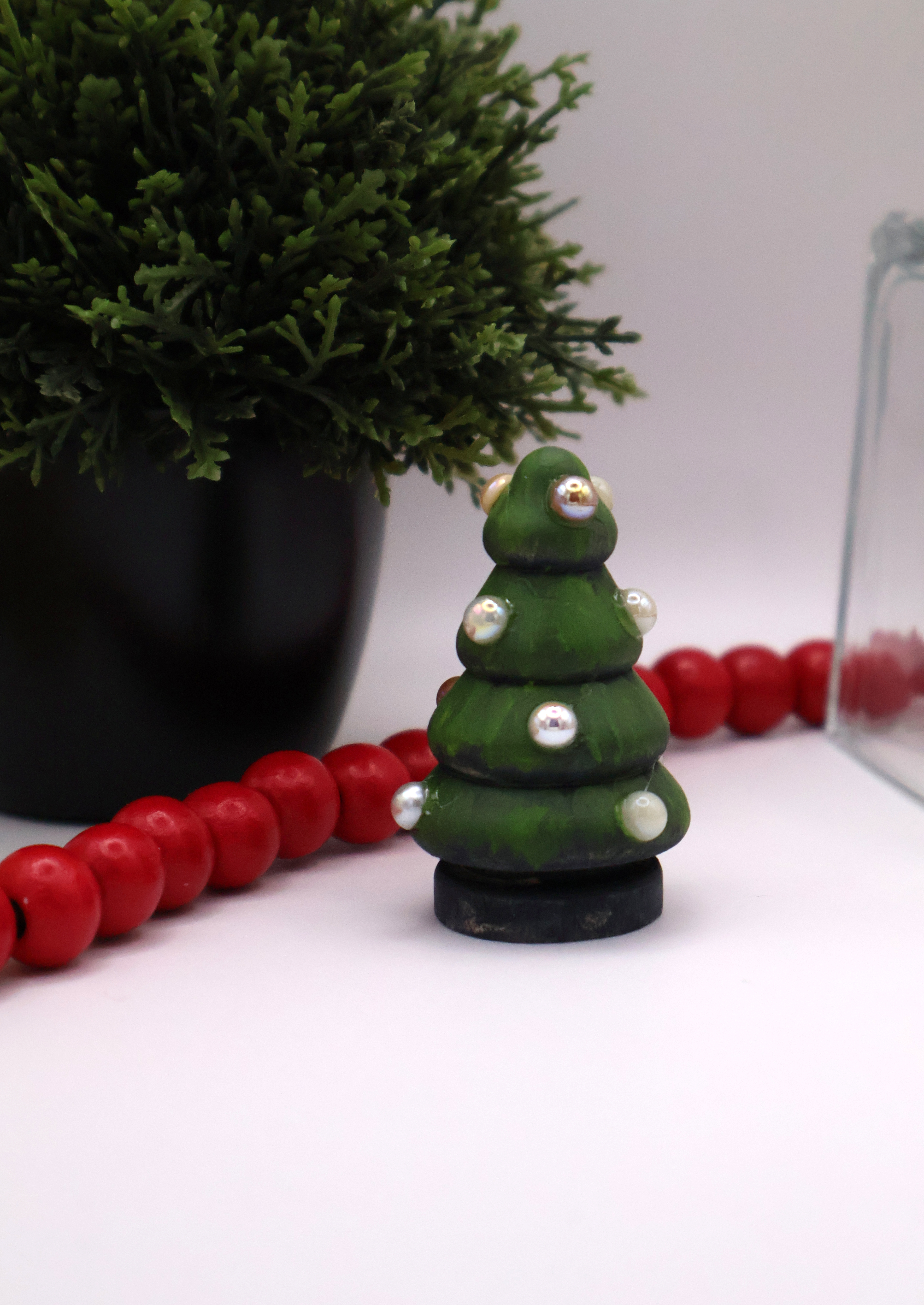 Handcrafted Wooden Christmas Tree - 1276 - Image 1
