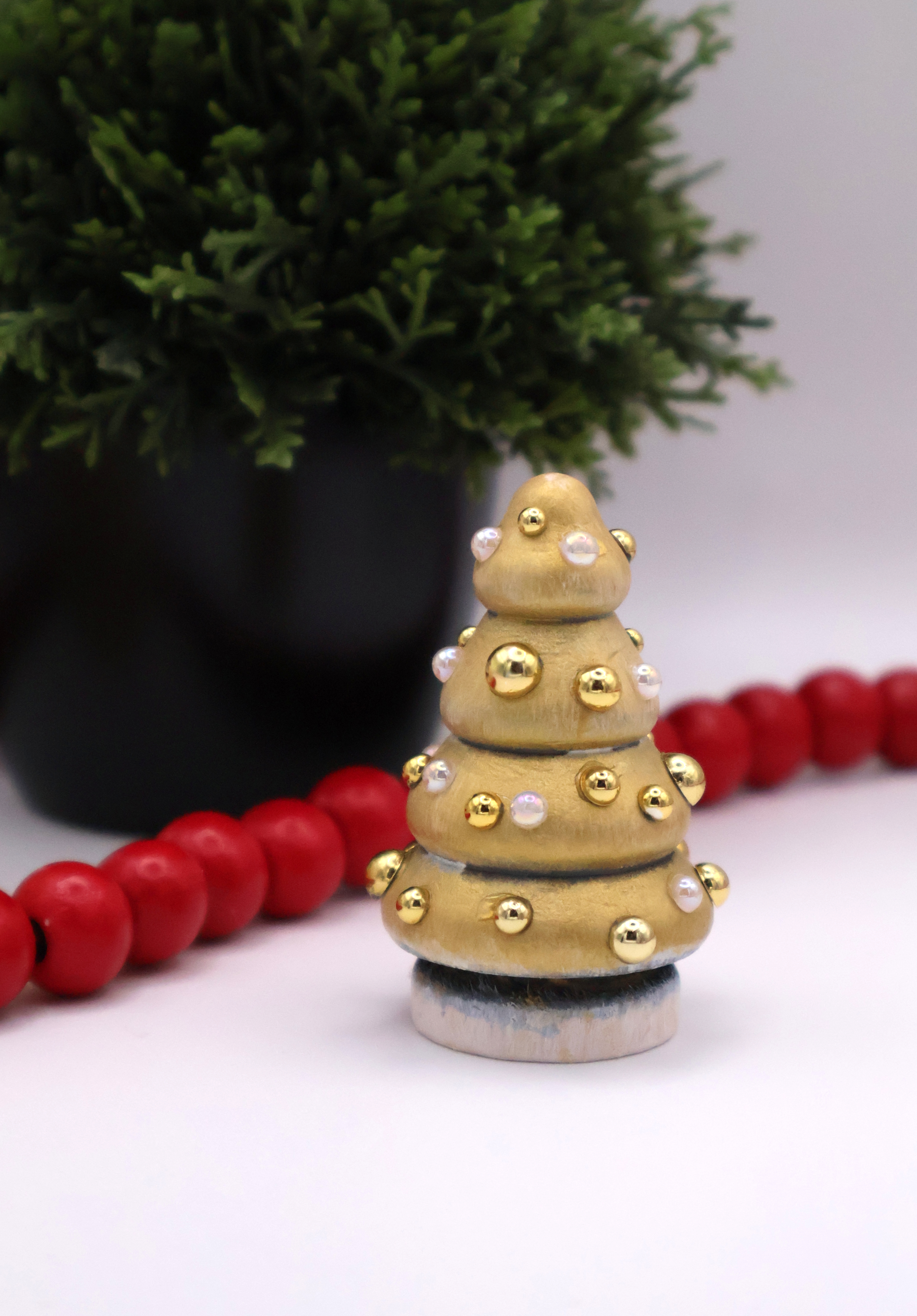 Handcrafted Wooden Christmas Tree - 0780 - Image 1