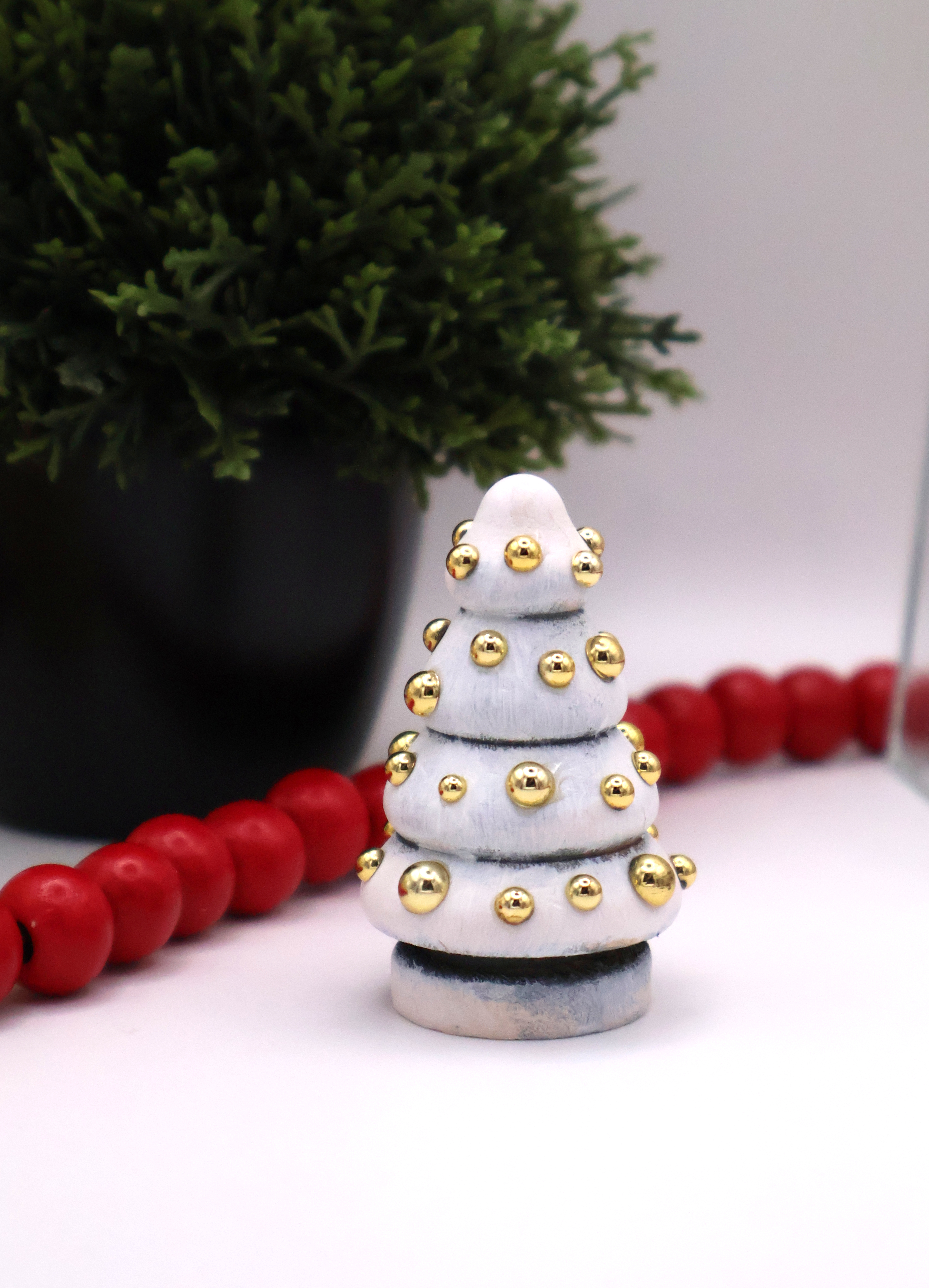 Handcrafted Wooden Christmas Tree - 0842 - Image 1