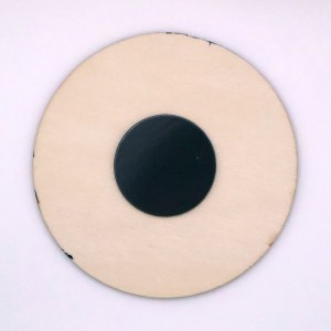 Handcrafted Wooden Mushroom Magnet - BLK1 - Image 3