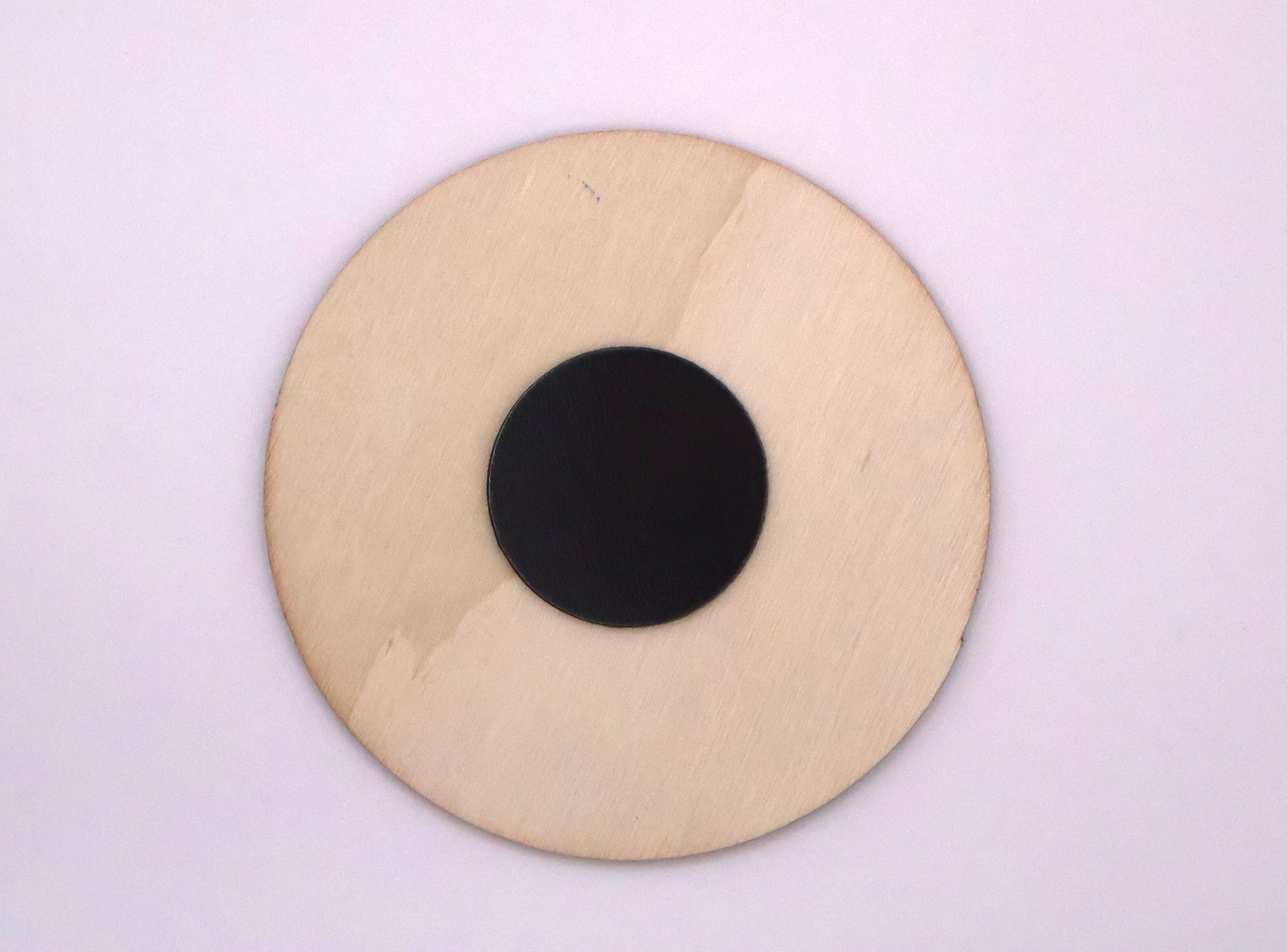 Handcrafted Wooden Mushroom Magnet - BLU3 - Image 3