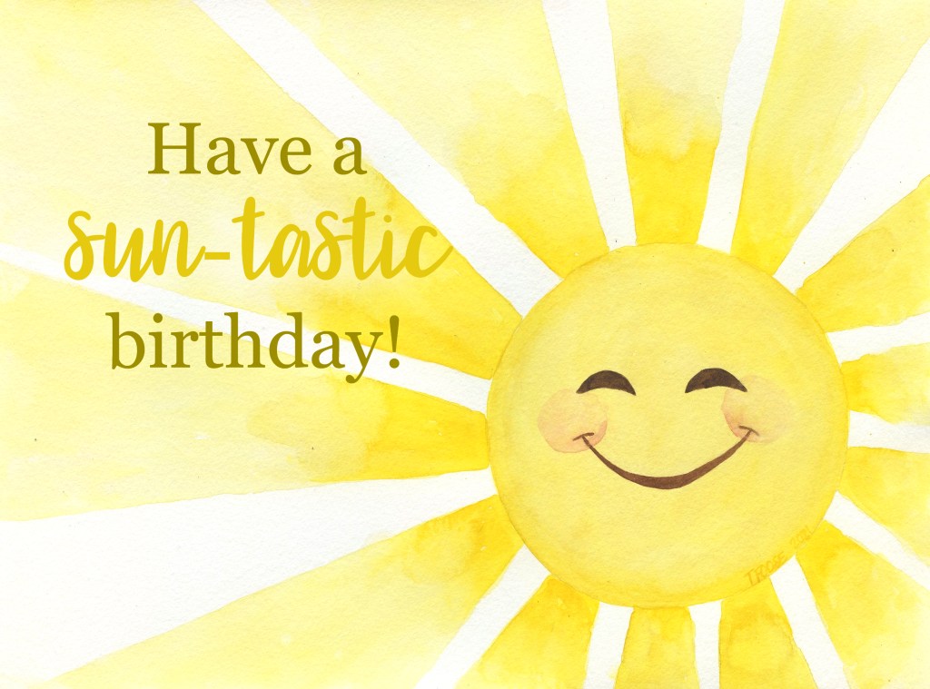 Sunshine Greeting Card