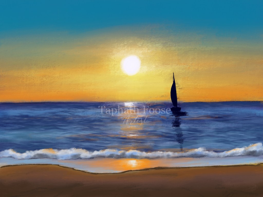 Sailing Over the Ocean Blue
