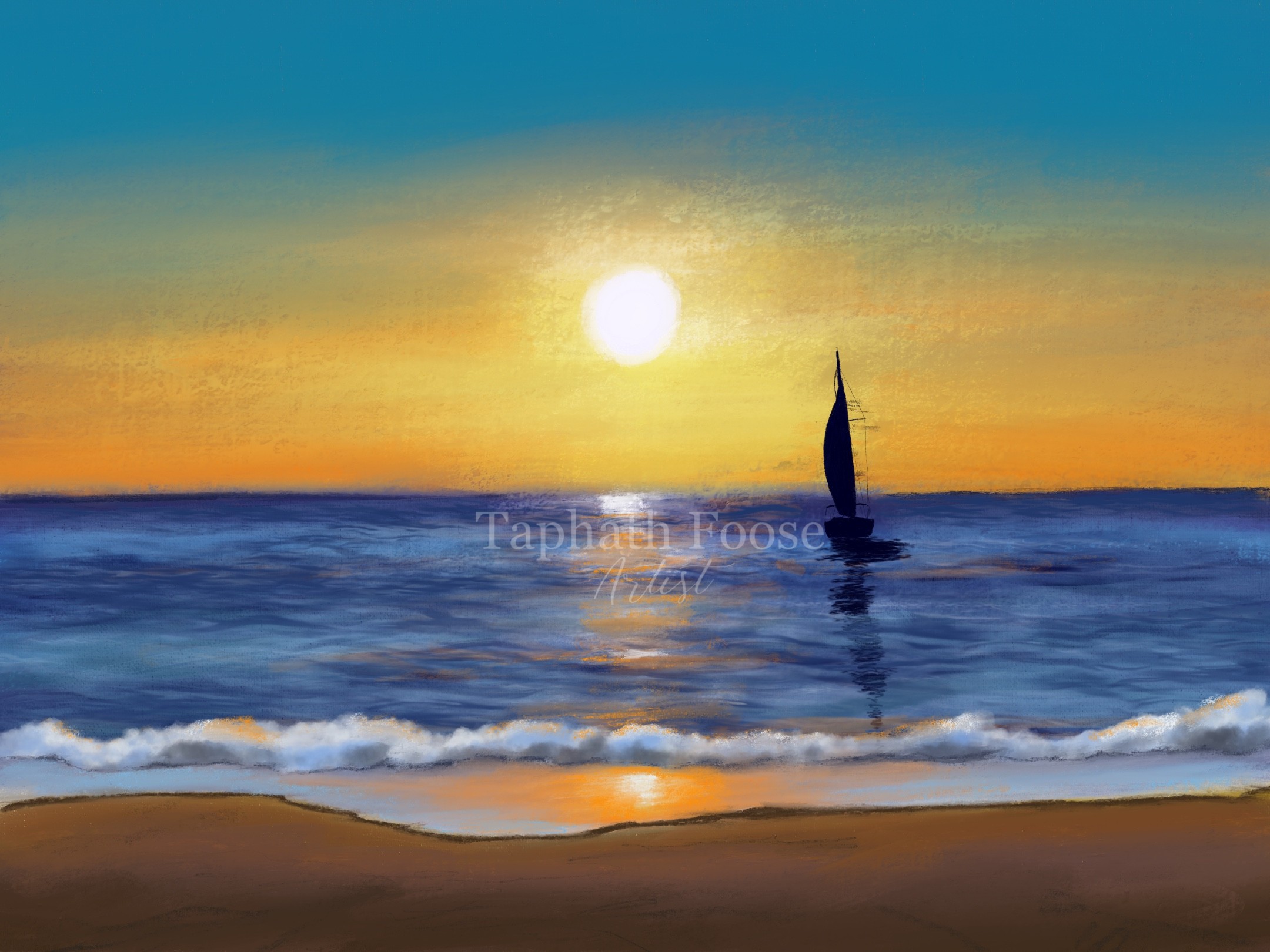Sailing Over the Ocean Blue - Image 1