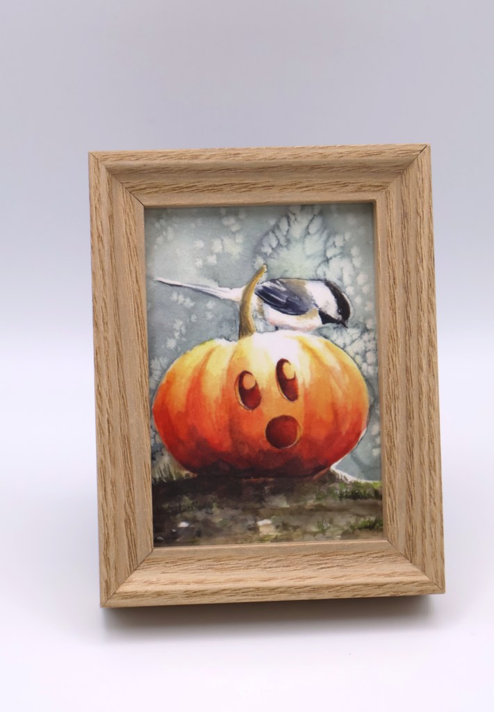 Pumpkin Shock Mini Print