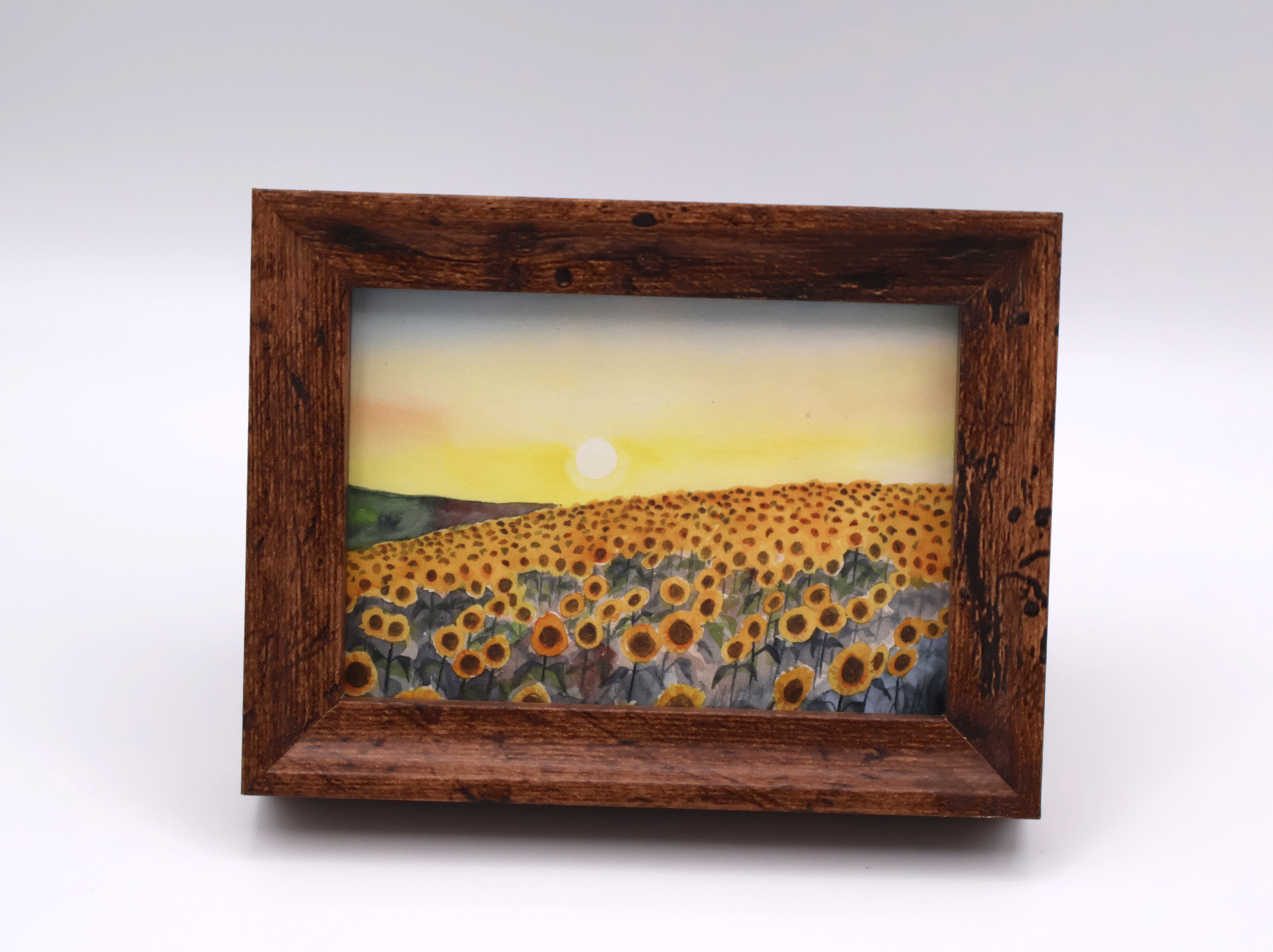 Sunflower Field at Sunset Mini Print - Image 1