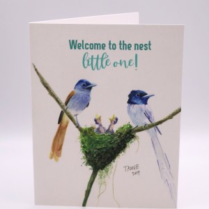 Bird Family Greeting Card - Image 1