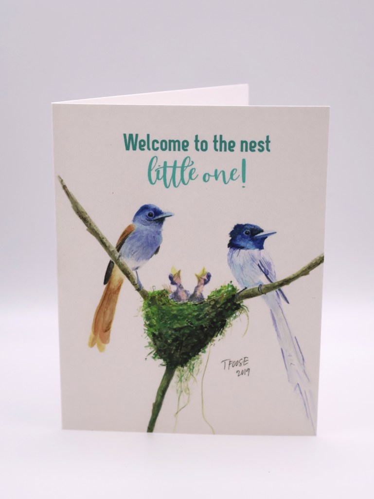 Bird Family Greeting Card