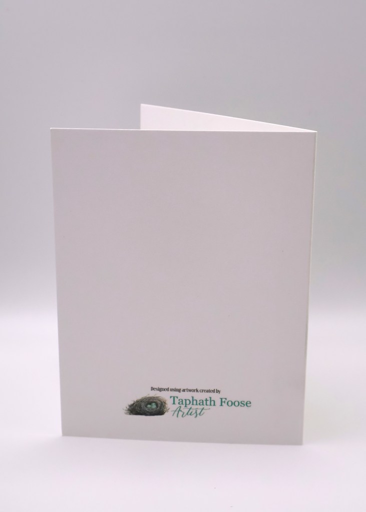 Green and Blue Roses Greeting Card