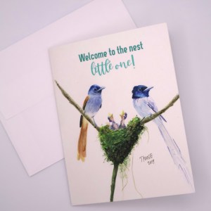 Bird Family Greeting Card - Image 2